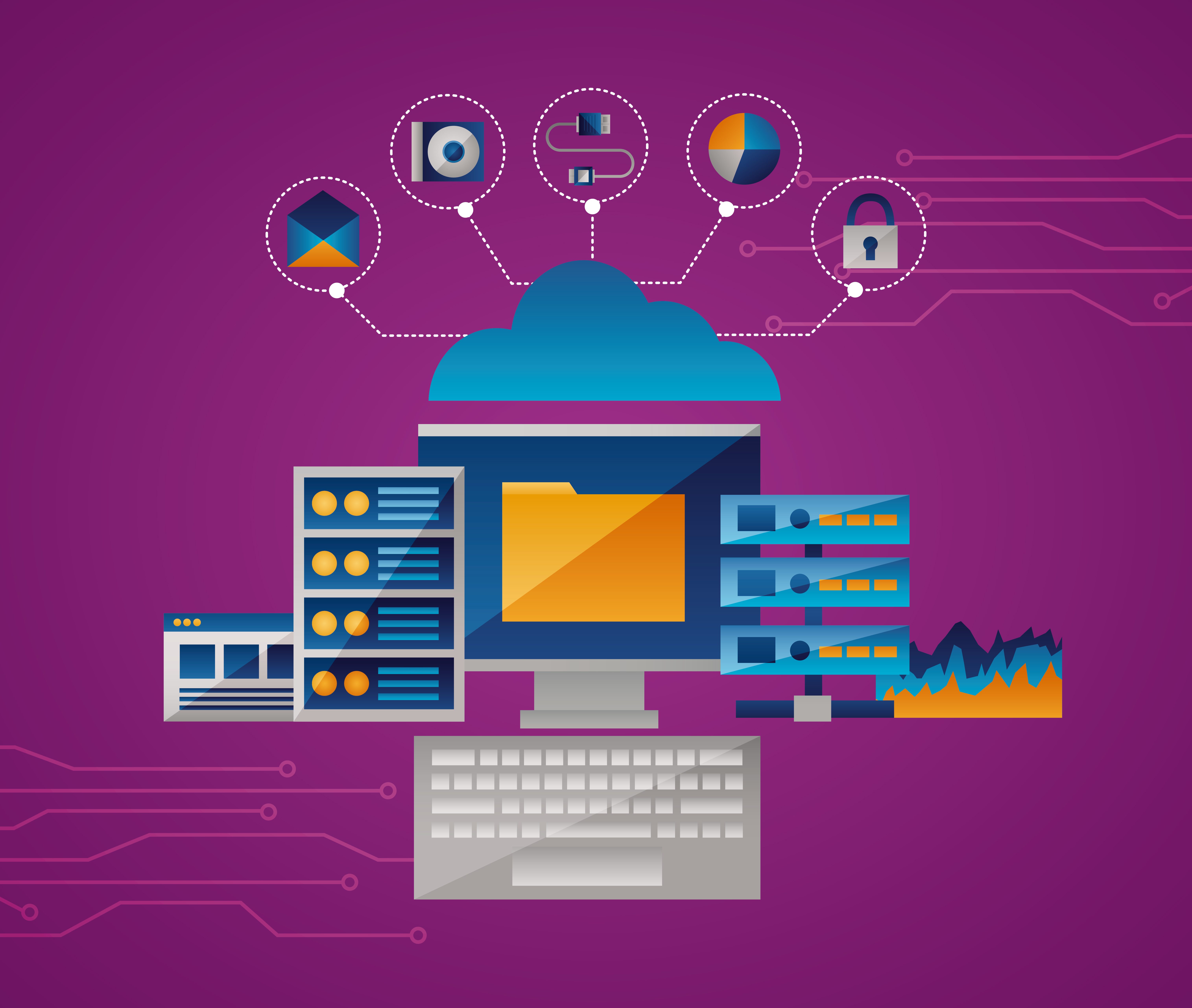 GCP for AI Services concept image